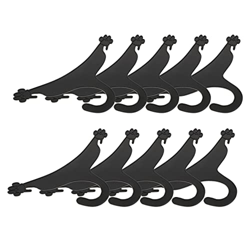 POPETPOP 10Pcs de Ropa para Perros Mascota Perchas de Plástico para Colgar Perchas de Ropa Perro Estante Pequeñas Perchas de Plástico para La Ropa de La Muñeca de La Ropa del Perrito 22.