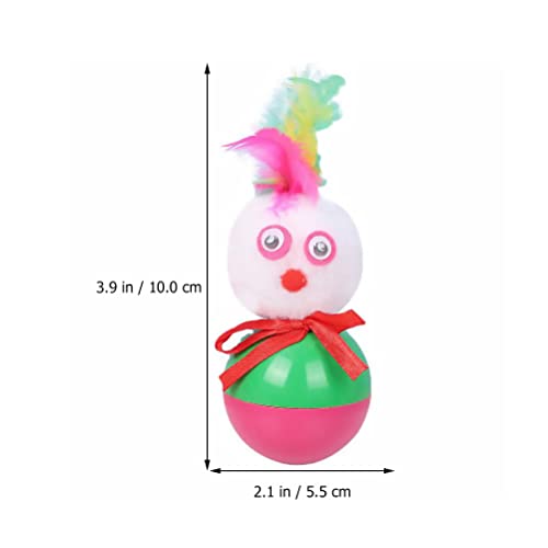 POPETPOP 3 unids Gato túmbor Toys Divertido muñeco de Nieve Gato burlas Juguetes Gatito Juguetes interactivos Mascota Juguete