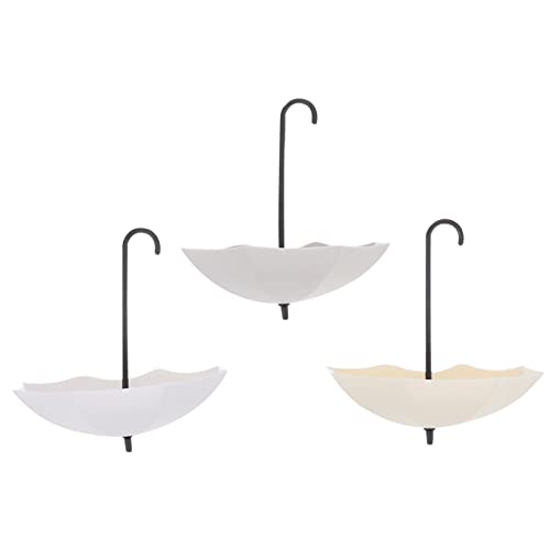 POPETPOP 3 Unids Plataforma de Hámster Paraguas Formas de Paraguas Mascotas Trampas Montadas en La Pared Decorativo Pequeño Animal Saltar Juguetes Loro Tablero de Pie para La Jaula de Rata