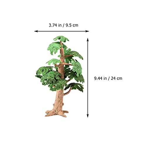 POPETPOP 6 Piezas de Plantas de Acuario Pino Artificial Planta Verde Decoración para Acuario Pecera Bonsai Ornamental Pez Dorado Paisaje Acuático Peces Oculta El Árbol de Pino Bonsai
