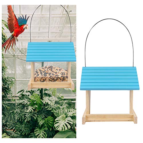 POPETPOP Bandeja de Alimentación para Pájaros Al Aire Libre para Jardín Salvaje Bandeja de Alimentación para Pájaros Exterior Alimentador para Pájaros Patio Trasero Decoración para Pájaros