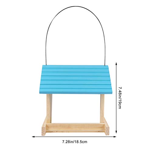 POPETPOP Bandeja de Alimentación para Pájaros Al Aire Libre para Jardín Salvaje Bandeja de Alimentación para Pájaros Exterior Alimentador para Pájaros Patio Trasero Decoración para Pájaros