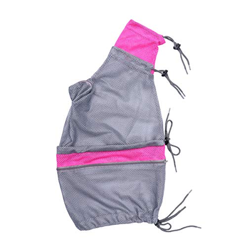 POPETPOP Bolso Ajustable para Aseo de Gatos, Bolsa de Malla para Ducha, Bolsa Ajustable para Gatos para Recorte de Uñas y Limpieza de Oídos (Color Aleatorio)