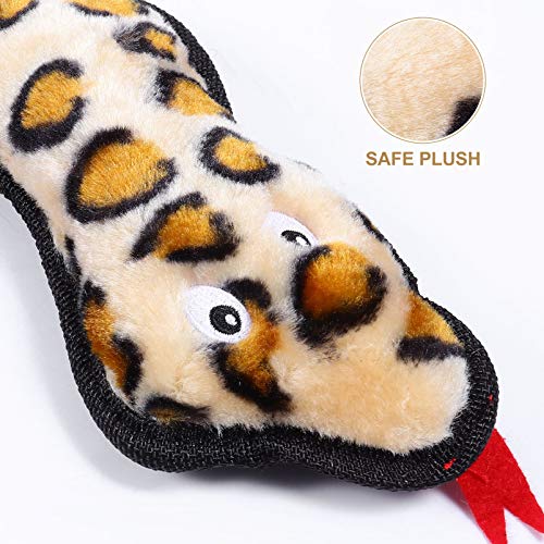 POPETPOP Juguete Interactivo para Perros Perro Duradero Morder La Dentición Juguete para Masticar Peluche Serpiente Sonido Juguete para Cachorro de Perro