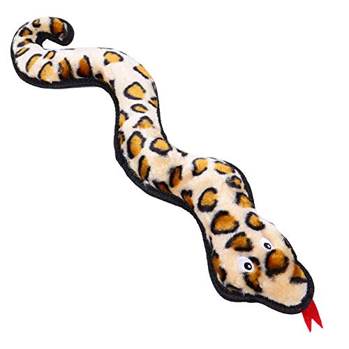POPETPOP Juguete Interactivo para Perros Perro Duradero Morder La Dentición Juguete para Masticar Peluche Serpiente Sonido Juguete para Cachorro de Perro