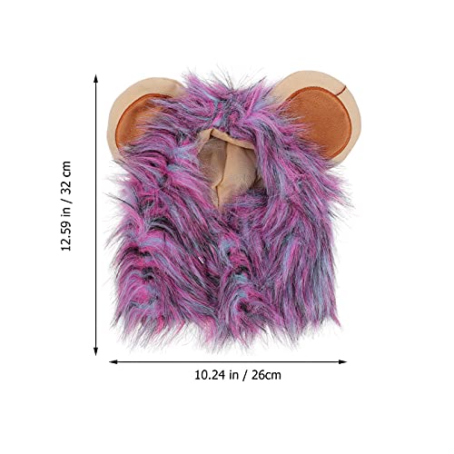 POPETPOP Perro Gato León Melena Mascota Disfraz de Halloween León Mane Sombrero para Gatitos Cachorros Perros Halloween Cosplay Accesorios de Disfraz M