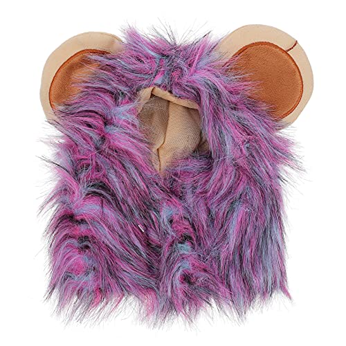 POPETPOP Perro Gato León Melena Mascota Disfraz de Halloween León Mane Sombrero para Gatitos Cachorros Perros Halloween Cosplay Accesorios de Disfraz M