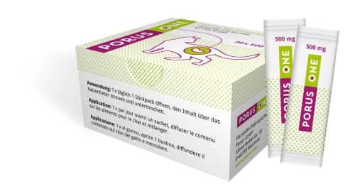 Porus One para los riñones en gatos Insuficiencia renal Uremia - 30 x 500 mg