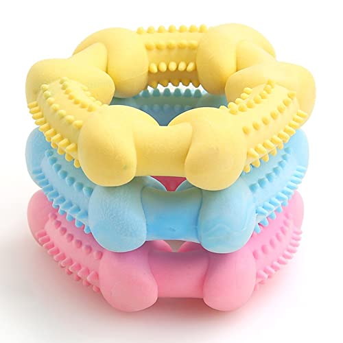Poseca Juguetes para Masticar Cachorros, Juguetes para Perros indestructibles, Juguetes de Goma Resistentes y duraderos para Perros, Juguetes interactivos para Perros, Juguetes para Masticar Perros