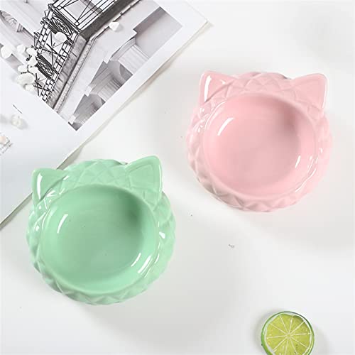 POUBREWD Tazón de patrón de Fruta Pequeño Mascotas Cuencos de cerámica Cuenco de Alimentos for hámster Chinchilla (Color : 2)
