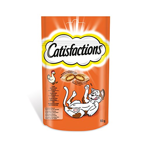 Premios para gatos sabor pollo 60g | [Pack de 6]