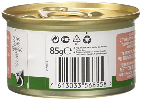 PRO PLAN STERILIZED - Terrina de salmón y atún - Cajas de comida para gatos adultos