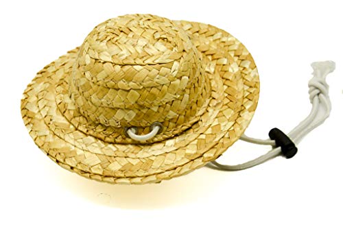 PROtastic Perro Gato Sombereo – Mini sombrero de paja para su mascota, ideal para fotos de Instagram y vestir a su mascota.