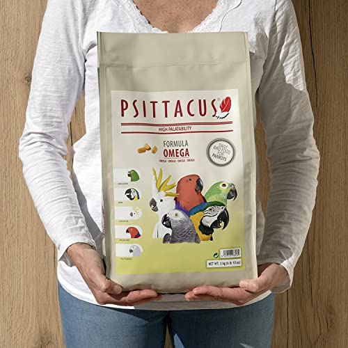 PSITTACUSS Omega, Negro, 3 kg (Paquete de 1)