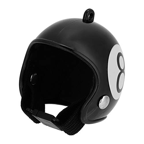 Pssopp Casco de Pollo Casco de Seguridad para Mascotas, Protección Gallina Sombrero Duro Sombrero de Seguridad para pájaros Accesorio de Pollo(Negro 8)