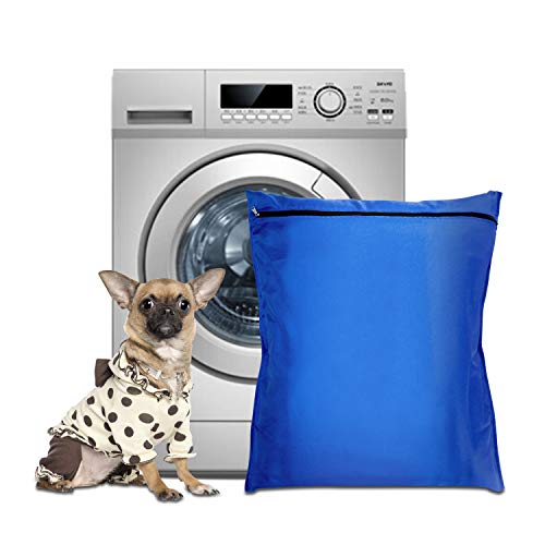 PTN Bolsa de Lavandería para Mascotas, Gran Bolsa de Lavandería con Cremallera, Aislar el Pelo de Las Mascotas, Evita Que el Pelo de Las Mascotas Bloquee la Lavadora, Ideal para Perros, Gatos