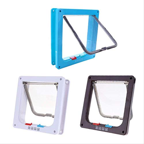 Puerta abatible Gatos y Perros, Puertas abatibles Gatos, Puertas PVC, Cerradura, Perros, Gatos, Gatitos, Puerta Seguridad, Puerta abatible, ABS, plástico, Animales, Gatos pequeños, Suministros puert