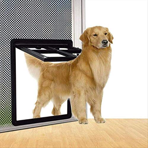 Puerta abatible Mascotas Puerta Gatos Trampilla Perros Perro Mascotas Puerta abatible Gatos Pantalla Ventana Puertas abatibles de Seguridad Túnel Mascotas Valla Perros Puerta de Acceso Gratuito el h