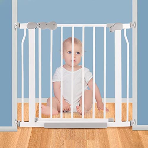 Puerta De Seguridad Para Bebés Metal Metal Pet Puerta Puerta Puerta Barrera Auto Cerrar Puerta Doble Bloqueo Auto Cerrar Cerca De Escalera Protección De Mascotas Para Niños Niños Niños(Size:160-167cm)