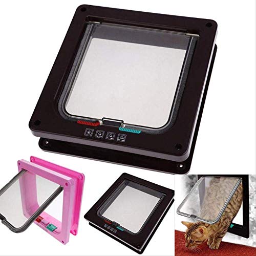 Puerta para Mascotas Cat Mate Cat Flaps para Puertas Upvc Plástico Animal Lockable Dog Cat Kitten Door Puerta con Solapa de Seguridad Small Pet Cat Dog Gate Door Suministros para Mascotas S/m/l