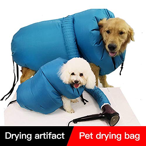 Puff and Fluff Dog Dryer, Pet Drying Box Pet Hair Dryer Drying Tool, Protable Fast Easy Blower Professional Tool, Quick Dry After Bath Puff Dog Dryer for Large,Medium,Small Dogs (S)
