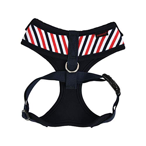 PUPPIA - Arnés para Perros Seaman Harness A, Azul Marino, XL