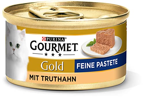 Purina Gourmet Gold - Pasta Fina para Gatos, alimento húmedo (12 latas de 85 g)