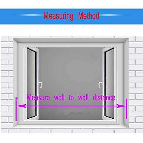 QIANDA Ventana Guardia Seguridad Barras Robo Proteccion Reja De La Ventana Sin Golpe for Bebé Seguro En Casa (Color : Height 50cm, Size : L80cm)