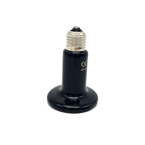 qidongshimaohuacegongqiyouxiangongsi Inicio y Cocina Bombilla Pet Reptil infrarrojo lejano de cerámica Calefacción lámpara de Calor emisor de luz 25W 50W 75W 100W 150W 200W (Color : 200W)