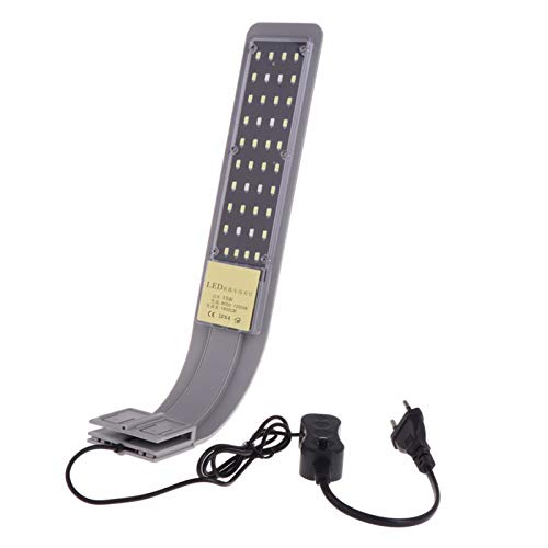 qidongshimaohuacegongqiyouxiangongsi Inicio y Cocina Luz del Acuario de 15W Fish Tank 40 LED de la Pantalla táctil Temperatura de Alto Brillo alumbramientos Barra de Pescado acuática for Mascotas