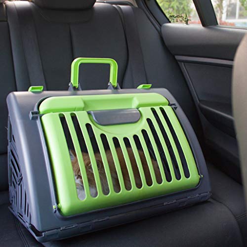 QIFFIY Mochila Perro Mochila Gato Portátil de Viaje Plegable Bolsa de Perrito del Perro del Gato al Aire Libre Bolso del Perro del Portador Bolsos de Hombro Suave Perro Bolsa Carrier (Color : Blue)