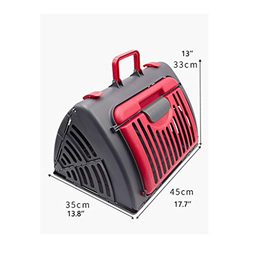 QIFFIY Mochila Perro Mochila Gato Portátil de Viaje Plegable Bolsa de Perrito del Perro del Gato al Aire Libre Bolso del Perro del Portador Bolsos de Hombro Suave Perro Bolsa Carrier (Color : Blue)