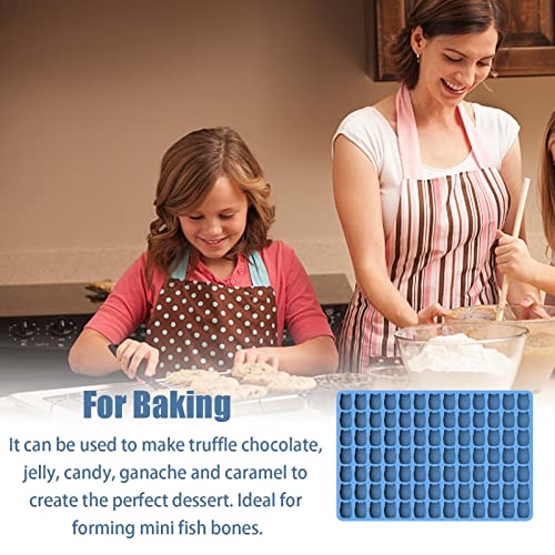 QINGD Moldes de chocolate con forma de gato de silicona, molde reutilizable para hornear, bandejas de cubo ce, Acción de Gracias para decoración de pasteles, gelatina