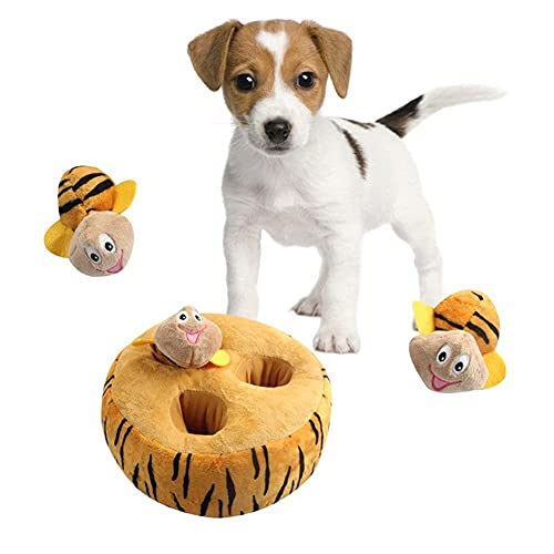 QIXIAOCYB Pet Dog Toys PLUSUS Bee FIEMBRE HOGA DESCUENTA DESCUENTA DE PUCHUZE DE Juegos INTERACTIVOS Perros DE Perros DE Juguete DE Juguete DE Juguete MOSTICO SUMINISTRAS