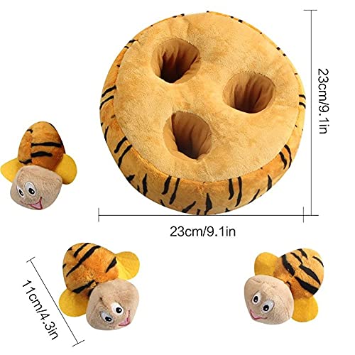 QIXIAOCYB Pet Dog Toys PLUSUS Bee FIEMBRE HOGA DESCUENTA DESCUENTA DE PUCHUZE DE Juegos INTERACTIVOS Perros DE Perros DE Juguete DE Juguete DE Juguete MOSTICO SUMINISTRAS