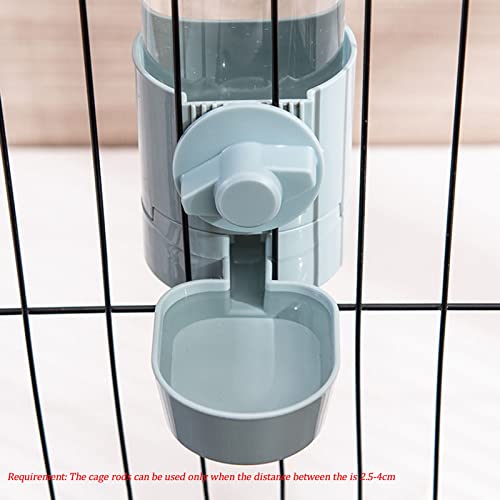 QJM Comedero Gato Automatico - Comedero Automático De Mascotas para Perros Y Gatos para Gatos Montado En La Pared con Dispensador De Agua, Alimentador para Cachorros Pequeños/Grandes