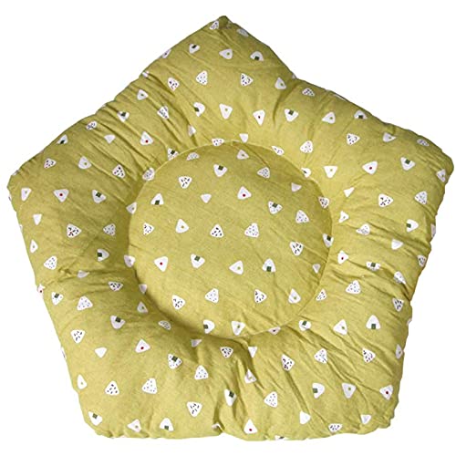 Quality Shop Cama para perro y gato con cojín Tienda de campaña portátil de lona para cachorros de casa pequeña extraíble y lavable, cama de gato, tienda de campaña de viaje (pequeño, amarillo)