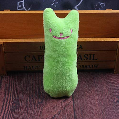QWEQWE 1 Unids Dientes Moler Catnip Toys Funny Interactive Pelush Cat Toy Pet Kitten Masticar Vocal Juguete Garras Thumb Bite Cat Mint Gatos Juguetes (Color : Pink)