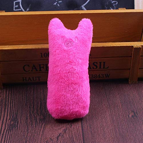QWEQWE 1 Unids Dientes Moler Catnip Toys Funny Interactive Pelush Cat Toy Pet Kitten Masticar Vocal Juguete Garras Thumb Bite Cat Mint Gatos Juguetes (Color : Pink)
