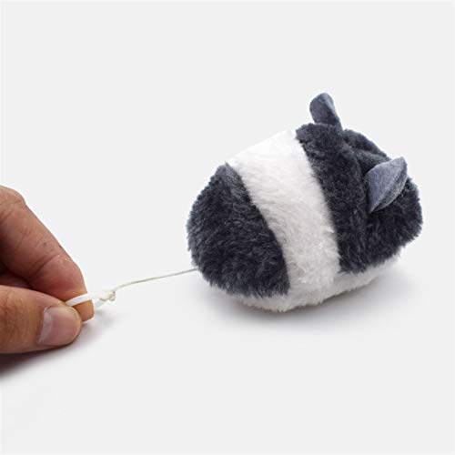 QWEQWE 1pc Lindo Gato Juguetes Gatito Gracioso Rata Seguridad Peluche pequeño ratón Juguete Interactivo Peluche Juguete Regalo Regalo ratón Mascota (Color : 1)