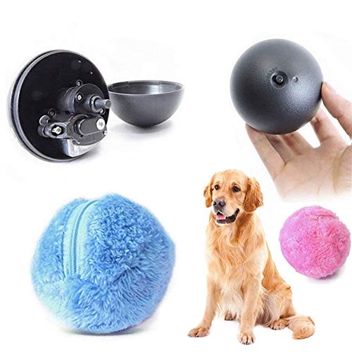 QWERBAM Juguete eléctrico for Mascotas Bola mágica Roller Ball Juguete automático Roller Ball Magic Ball Perro Gato Mascota Juguete Necesita Usar batería 5Pcs / Set (Color : As Show, Size : As Show)