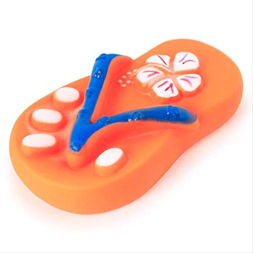 QZHYGE Zapatillas de Dibujos Animados vocales al Azar 1, Chanclas vocales ambientales, Perro, Gato, Silicona, mordida, Zapatillas, Juguetes, mejoran la Inteligencia