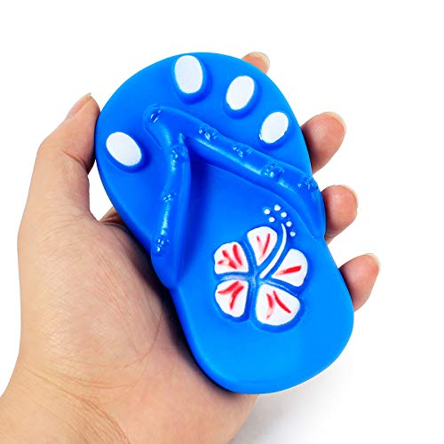 QZHYGE Zapatillas de Dibujos Animados vocales al Azar 1, Chanclas vocales ambientales, Perro, Gato, Silicona, mordida, Zapatillas, Juguetes, mejoran la Inteligencia
