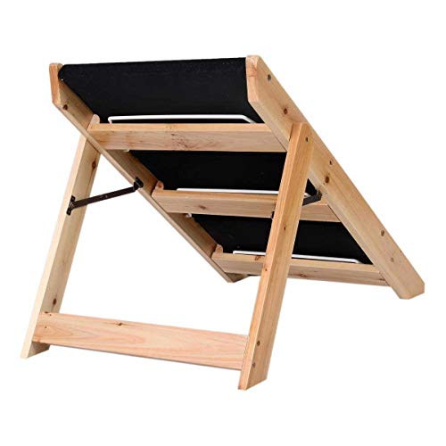 Rampa Plegable para Mascotas Escala de Madera Plegable del Perro casero Escalera del Juguete del Gato de Escalera Amazon Escalera for Mascotas Rampa Portátil para Perros y Gatos