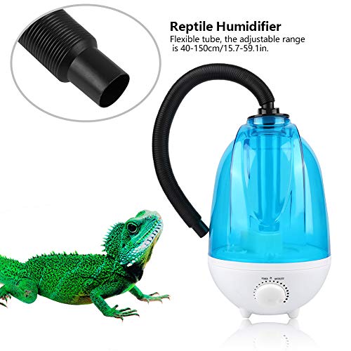 Ranvo Humidificador para Reptiles, nebulizador con Tubo de extensión, nebulizador silencioso para Reptiles, humidificador para Reptiles(European regulations)