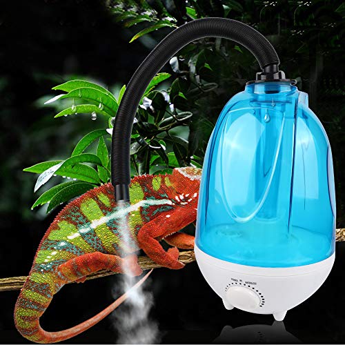 Ranvo Humidificador para Reptiles, nebulizador con Tubo de extensión, nebulizador silencioso para Reptiles, humidificador para Reptiles(European regulations)