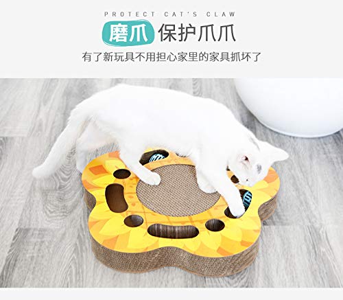 Rascador De Gato Corrugado, Juguete De Campana, Carrusel De Agujero De Gato, Juguete De Gato Divertido, Suministros De Gato Túnel Redondo