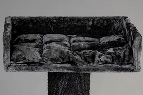Rascador para gatos grandes Royalty Blackline Gris oscuro baratos arbol xxl maine coon gato adultos gigante sisal sofa escalador torre Árboles rascadores cama cueva repuesto medianos
