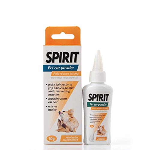 Raspbery Polvo Limpiador Orejas para PerrosPolvo para Eliminar Exceso Pelo Orejas Mascotas Suministros Limpieza para Cuidado SaludableLimpiar Canal Auditivoeliminar Olor Y Matar Los Parásitos Usual