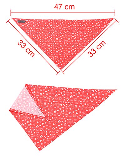 Rayzm Collar de Algodón/Correa y Pañuelo Set de 3PC para Perros Pequeños, Collar con Pajarita Extraíble, Bandana de Cuello Ajustable para Perros, Gatos y Mascotas（XS）